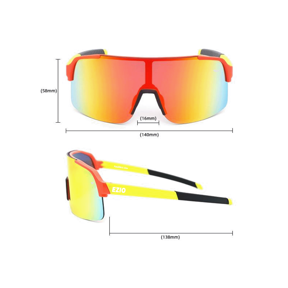 Yellow Bull Mountain - Polarized Eco-Friendly Sunglasses for Adventures