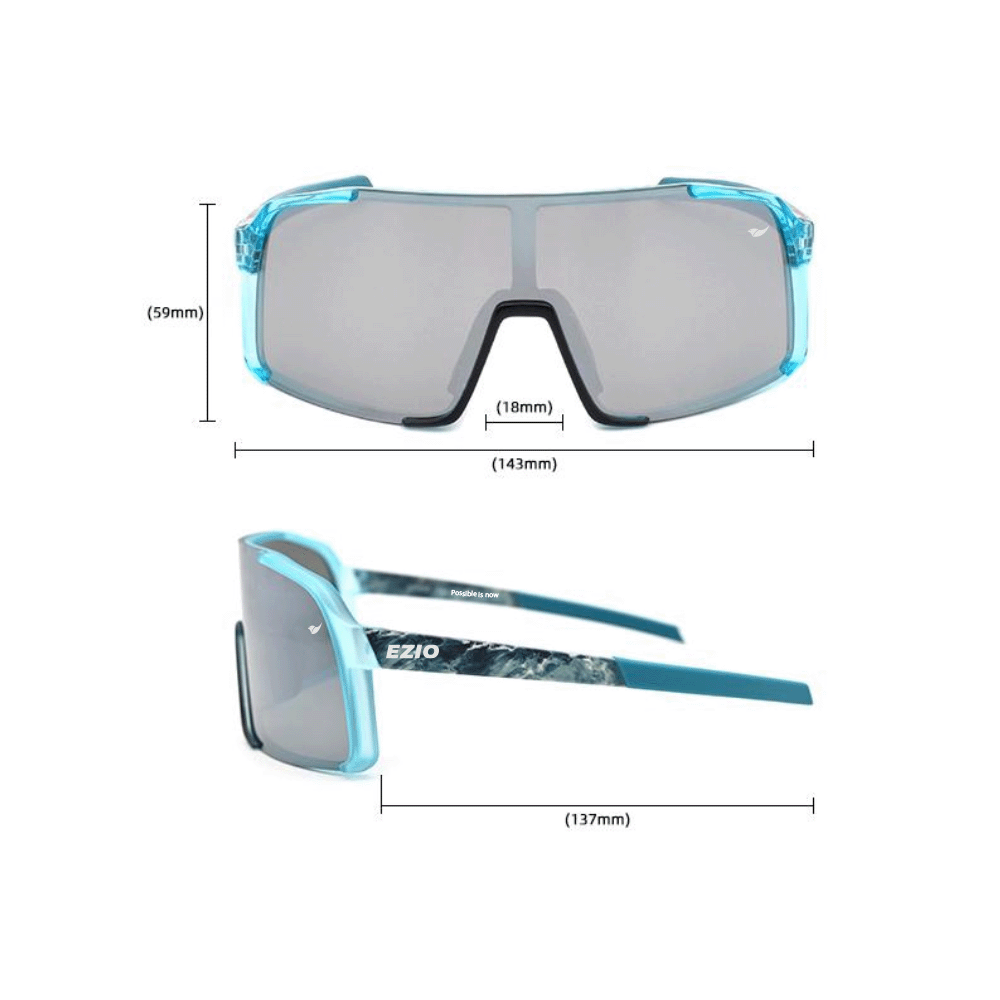 Blue Timpanogos - Polarized Eco-Friendly Sunglasses for Adventures and Runners