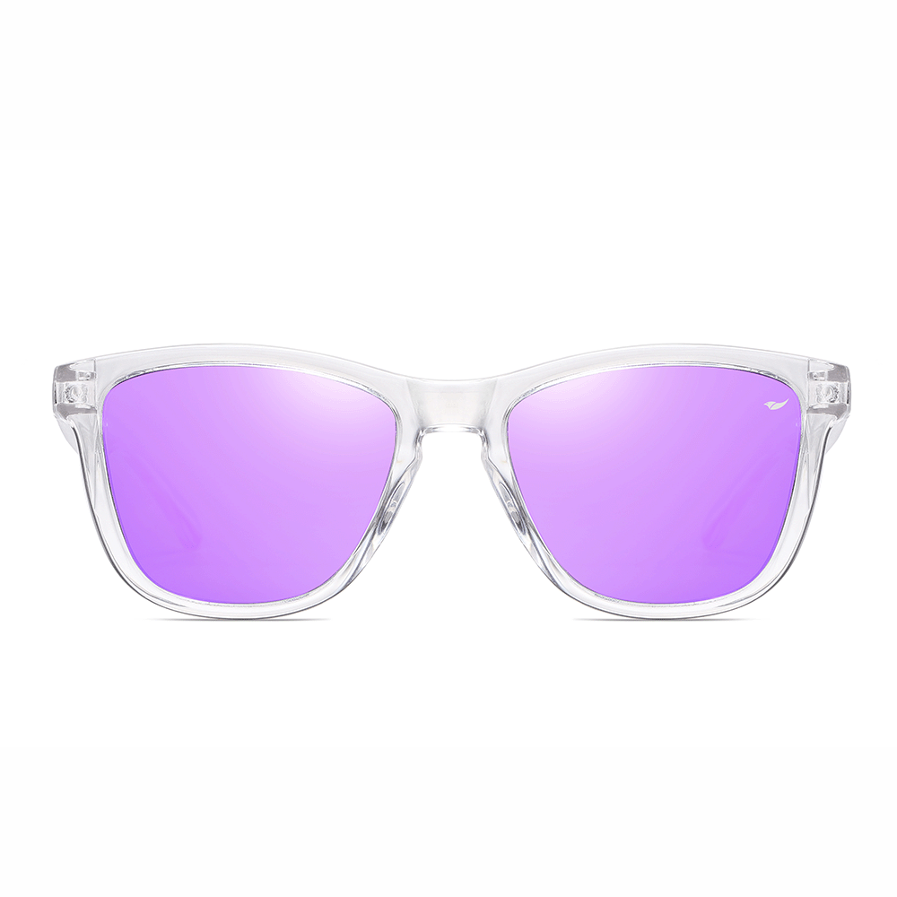 Transparent Purple Moab - Polarized Eco-Friendly Sunglasses for Adventures