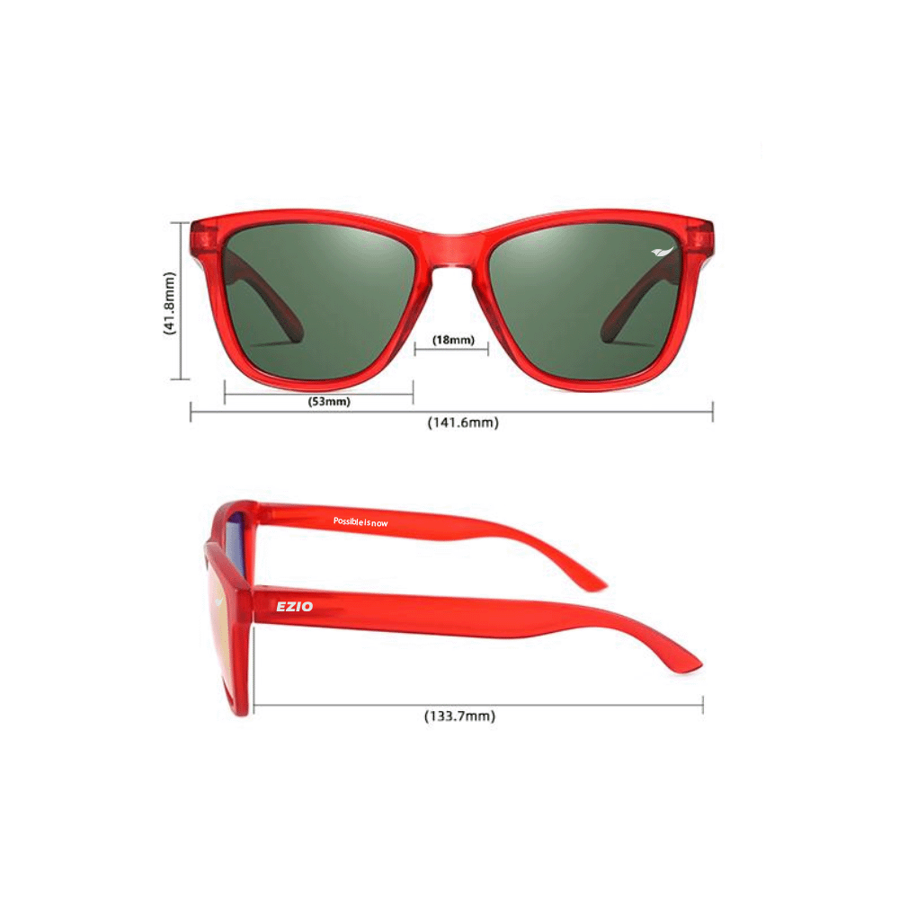 Red Moab - Polarized Eco-Friendly Sunglasses for Adventures