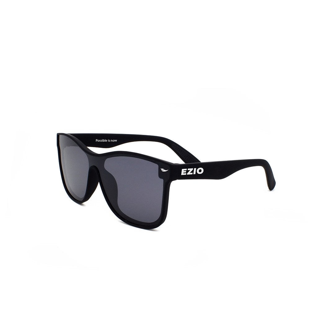 Dark Black Rocky Mountains - Polarized Eco-Friendly Sunglasses for Adventures