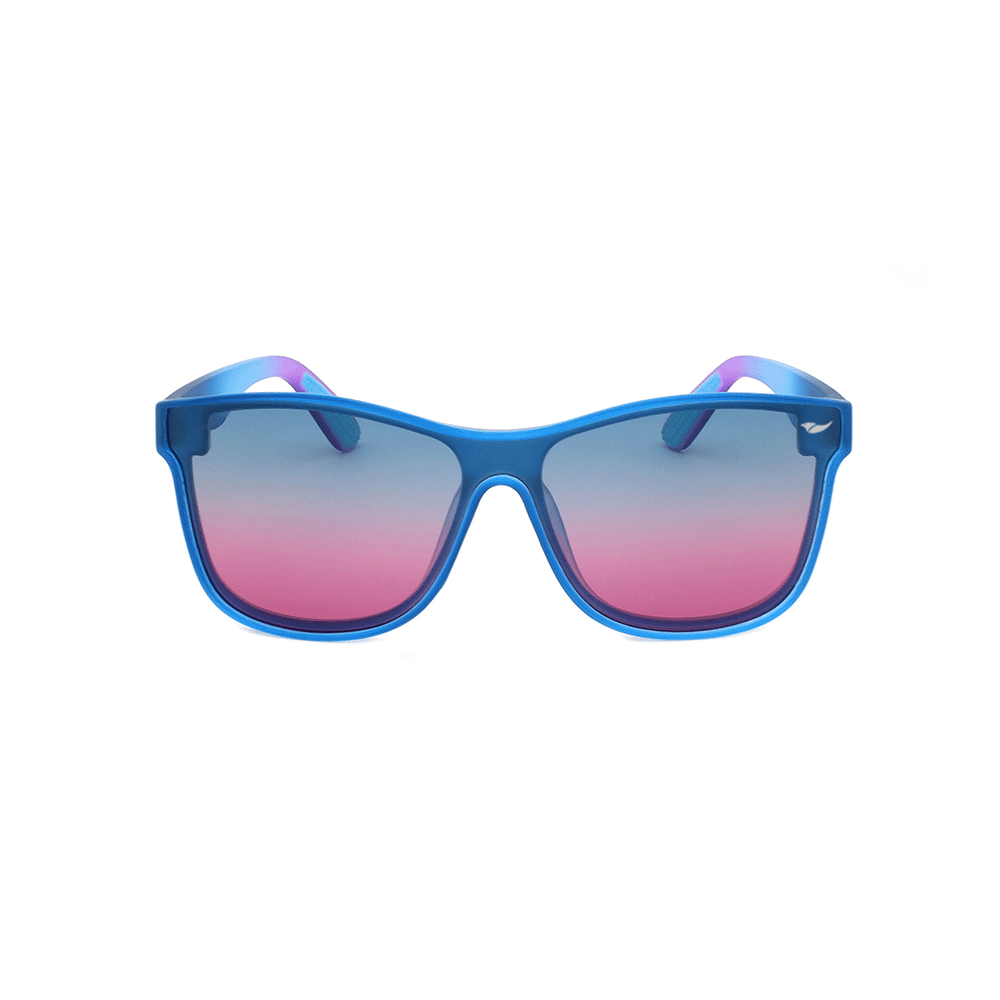 Blue Pink Rocky Mountains - Polarized Eco-Friendly Sunglasses for Adventures