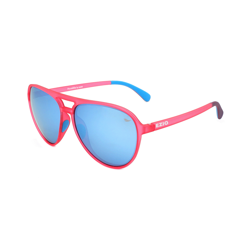 Red Pink Stansbury MT- Polarized Eco-Friendly Sunglasses for Adventures