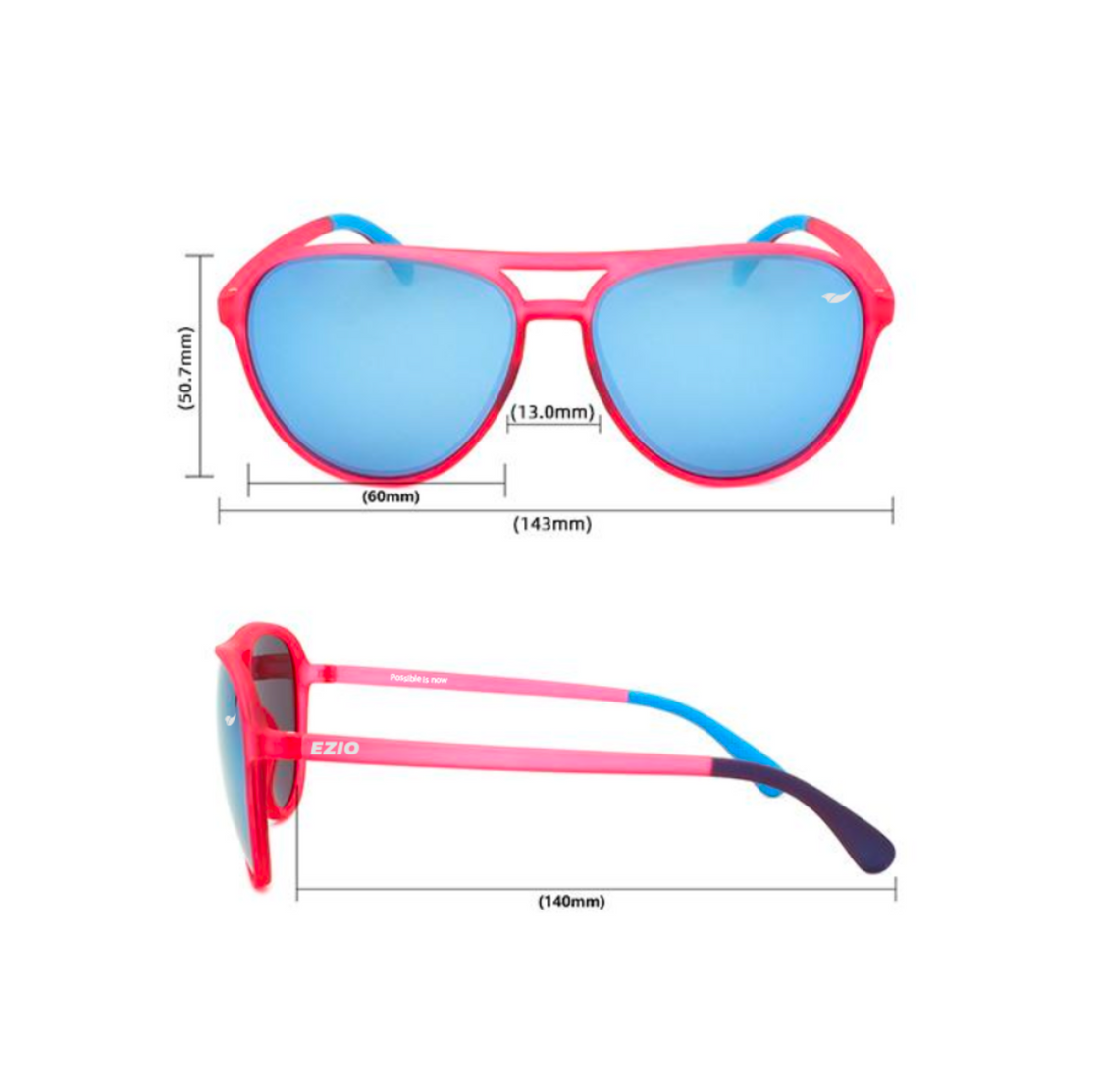 Blue Stansbury MT- Polarized Eco-Friendly Sunglasses for Adventures and Runners